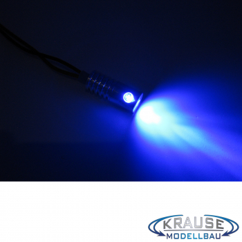 LED Adapter für Lichtwellenleiter Leuchtfarbe dunkelblau