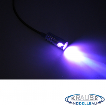 LED Adapter für Lichtwellenleiter Leuchtfarbe violett (UV)