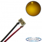 Mobile Preview: SMD-LED Typ 0201 gelb, klares Gehäuse mit Kupferlackdraht, 10 Stück