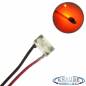 Preview: SMD-LED Typ 0402 orange, klares Gehäuse mit Kupferlackdraht 5 Stück