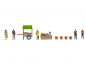 Preview: Figuren 1:87 Themenwelt Obststand Noch 16226
