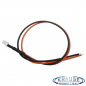 Preview: LED 3mm orange klar mit Litze und Vorwiderstand 5 Stück