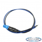Preview: LED 5mm blau diffus mit Litze und Vorwiderstand 5 Stück