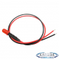 Preview: LED 5mm rot diffus mit Litze und Vorwiderstand 5 Stück
