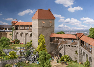 Altstadtmauer Set Schildmauer Faller 130691 Bausatz