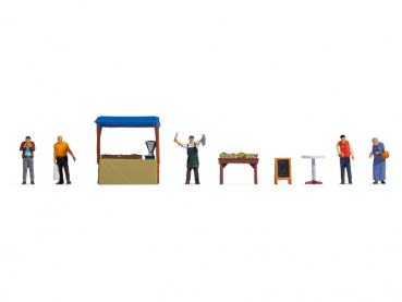 Figuren 1:87 Themenwelt Fischstand Noch 16228