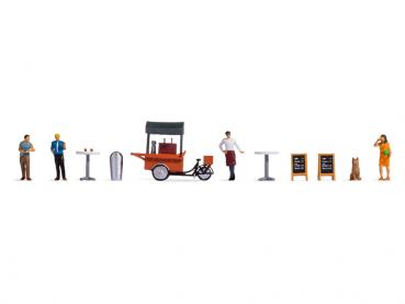 Figuren 1:87 Themenwelt Kaffestand Noch 16230