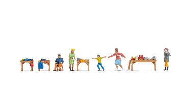 Figuren 1:87 Themenwelt Flohmarkt Noch 16281