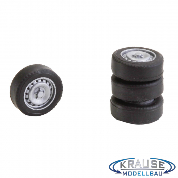 Faller Car System 163108 4 Reifen und Felgen für Sprinter / T5 Spurweite H0