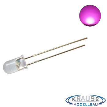 LED 5mm Pastell Serie Baby Pink