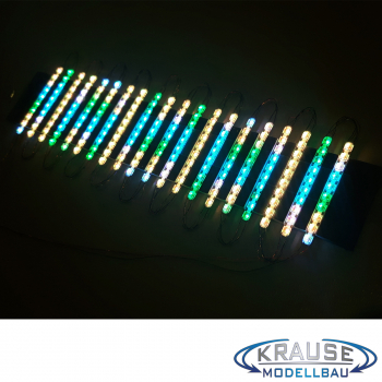 Radkranzbeleuchtung Nachrüstsatz Modell Faller Riesenrad, adressierbare RGB Pixel LEDs