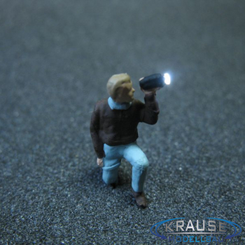 Figur 1:87 mit LED Taschenlampe