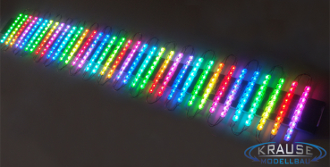 Radkranzbeleuchtung Nachrüstsatz Modell Jupiter Riesenrad, adressierbare RGB Pixel LEDs