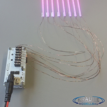 Set Rainbow RGB Controller für adressierbare LEDs Stützen, Rückwand, Kasse Jupiter Riesenrad