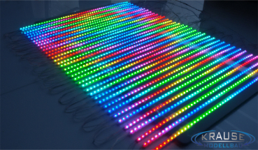 Radspeichenbeleuchtung Nachrüstsatz Modell Jupiter Riesenrad, adressierbare RGB Pixel LEDs