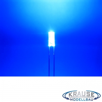 Zylinder LED 3mm blau klar