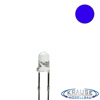 Standard LED 3mm blau klar