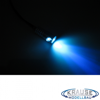 LED Adapter für Lichtwellenleiter Leuchtfarbe hellblau