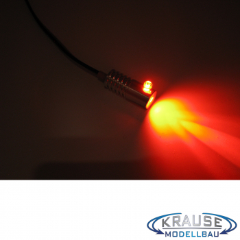 LED Adapter für Lichtwellenleiter Leuchtfarbe rot