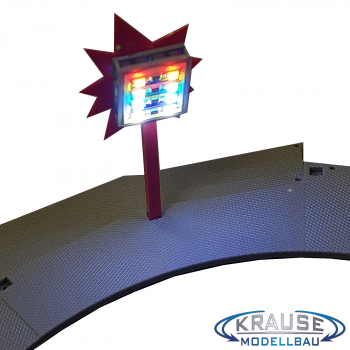 Lichtmastbeleuchtung LED Typ 1206 Lichtkasten Nachrüstsatz fertig verdrahtet für Faller Break Dancer 140440 Anzahl wählbar