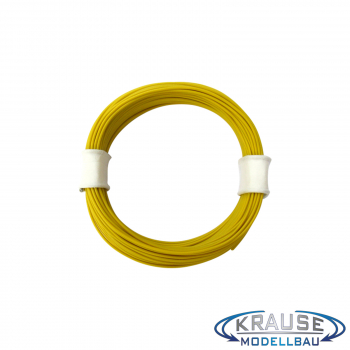 Schaltlitze Miniaturkabel LIFY 0,04 mm² hochflexibel gelb 10 Meter Ring