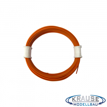 Schaltlitze Miniaturkabel LIFY 0,04 mm² hochflexibel orange 10 Meter Ring