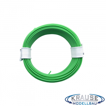 Schaltlitze Miniaturkabel LIFY 0,05 mm² hochflexibel grün 10 Meter Ring