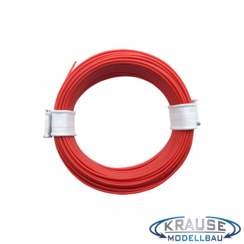 Schaltlitze Miniaturkabel LIFY 0,05 mm² hochflexibel rot 10 Meter Ring
