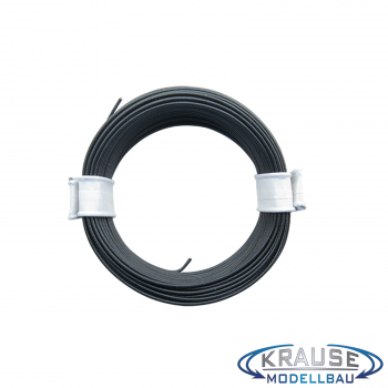 Schaltlitze Miniaturkabel LIFY 0,05 mm² hochflexibel schwarz 10 Meter Ring