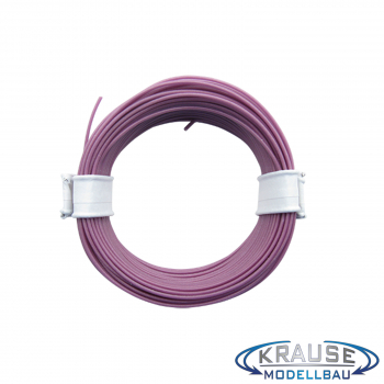 Schaltlitze Miniaturkabel LIFY 0,05 mm² hochflexibel violett 10 Meter Ring