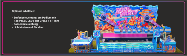 Preview: Beleuchtungssatz Pool Party adressierbare Pixel LEDs passend für Raue Pool Party