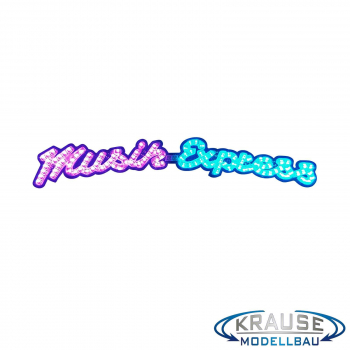 Musik Express Schriftzugplatine adressierbare LEDs passend für Faller 140437