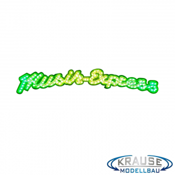 Musik Express Schriftzugplatine adressierbare LEDs passend für Faller 140437