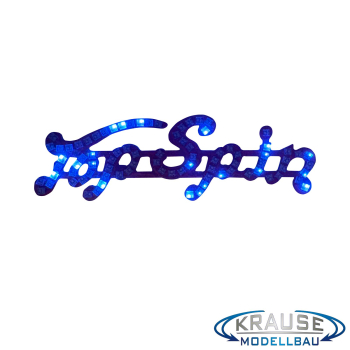 Top Spin Schriftzugplatine (rot) adressierbare LEDs passend für Faller 140431