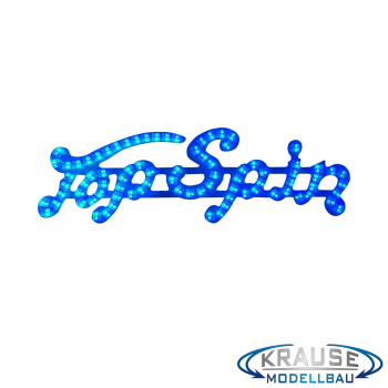 Top Spin Schriftzugplatine (rot) adressierbare LEDs passend für Faller 140431