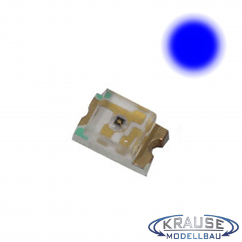 SMD-LED Typ 0805 blau, klares Gehäuse Serie 2