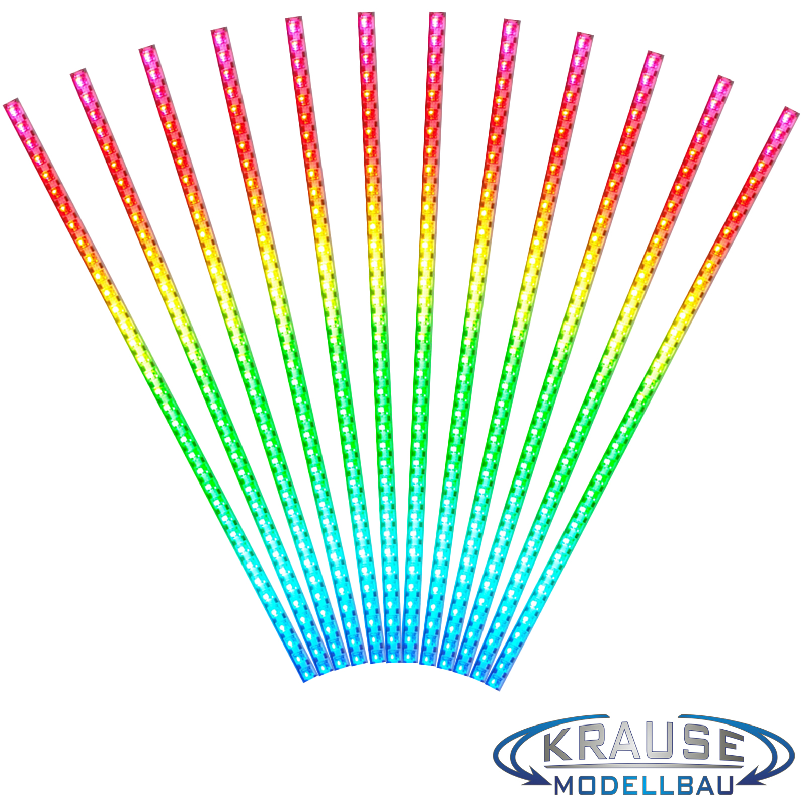 SMARTSTRIPE RGB PIXEL 2020 WS2812 Längen von 204 bis 400mm (51-100 LEDs ...
