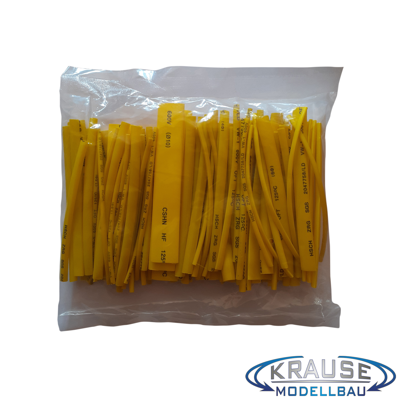 ChiliTec Schrumpfschlauch 100mm Sortiment 100-tlg 1,5mm-13mm Gelb