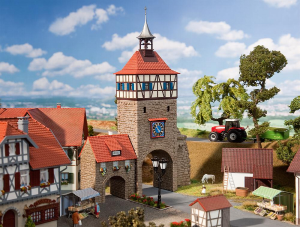 Stadttor mit Torhaus Faller 130406 Bausatz