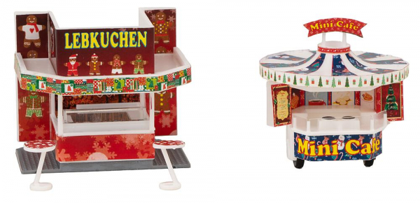 2 Weihnachtsmarktbuden Faller 134001, Bausatz