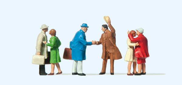 Figuren 1:87 Begrüßungsszenen Preiser 14028