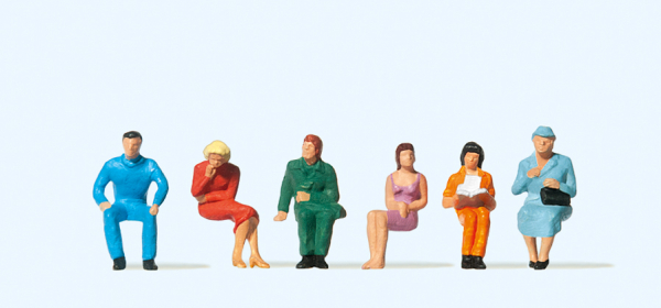 Figuren 1:87 Sitzende Personen Preiser 14095