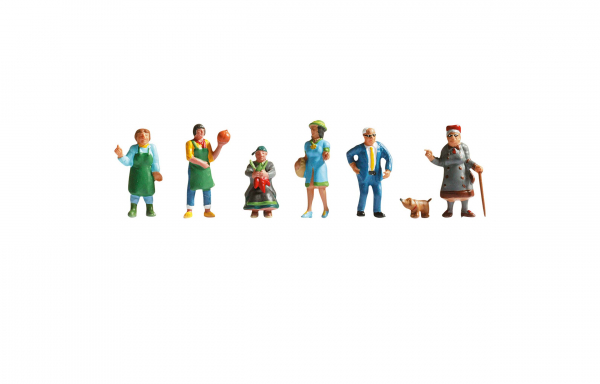 Figuren 1:87 Wochenmarkt Noch 15470