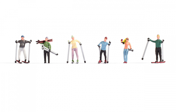 Figuren 1:87 Skifahrer Noch 15827