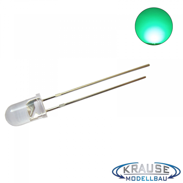 Spezial LED 5mm Pastell Serie Leaf Green