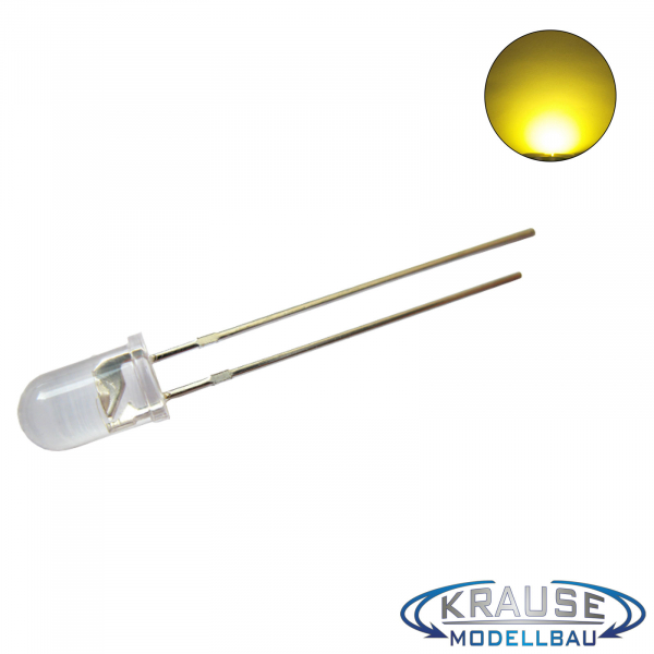 LED 5mm Pastell Serie York Yellow