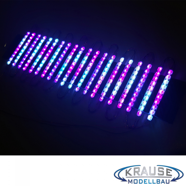 Radkranzbeleuchtung Nachrüstsatz Modell Faller Riesenrad, adressierbare RGB Pixel LEDs