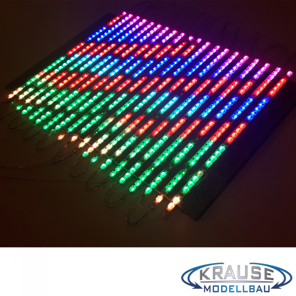 Radspeichenbeleuchtung Nachrüstsatz Modell Faller Riesenrad, adressierbare RGB Pixel LEDs