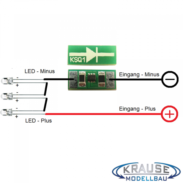 15mA Mini Konstantstromquelle für LEDs KSQ1
