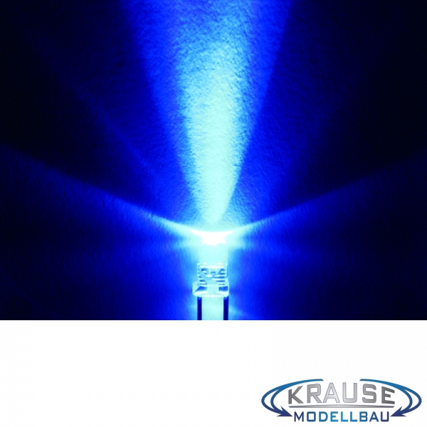 Standard LED 3mm blau klar